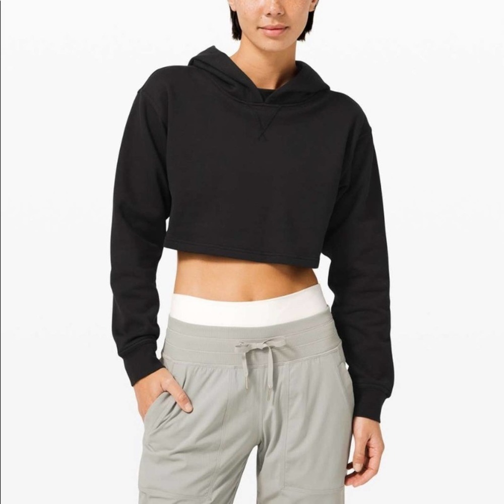 Lululemon Black Cropped Hoodie 14